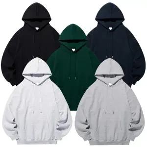 M-4XL 남여공용 국산 면 무지 후드티 커플후드티 -WTS0996- 빅사이즈 루즈핏