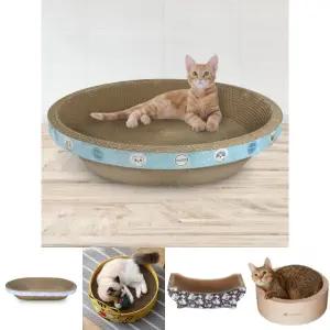 고양이 눕기 편한 특대형 B골 스크래쳐 원형55cm/장난감/냥이/야옹이/스크레쳐/스크래처/스크레처/원형