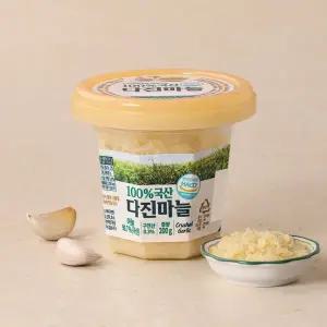 국산 다진마늘 200g