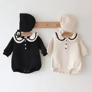 미미 보넷 기모 슈트 / 아기옷 신생아옷 바디슈트 바디수트