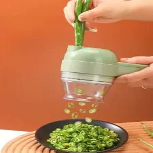 가정용 파써는기계 고추 야채 전동 탕파절단기 대파 기계 절단기