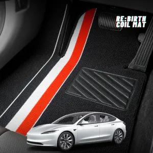 테슬라 모델3 하이랜드 뉴코일 트랩 디자인 슬림 카매트 바닥 발판 발매트