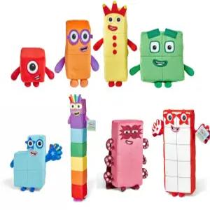 봉제인형 넘버블럭스 인형 피규어 numberblocks 번호 음악