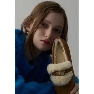 [롯데백화점]나인 웨스트 [나인웨스트]풀스킨 리얼 양모로퍼 NW062