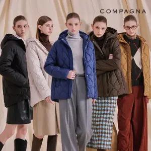 [꼼빠니아] 25FW 뉴 시그니처 아워글라스 패딩점퍼 1종