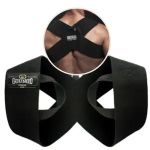 남성 스트레칭 어깨밴드 교정밴드 헬스 굽은등