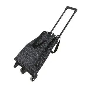 핸드카트 해피리빙 접이식 쇼핑카트 방수 시장가방 (WBA64D9)