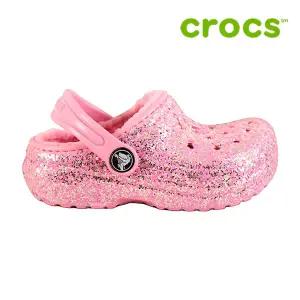 크록스 아동 샌들/ 207462-6S0/ 클래식 라인드 글리터