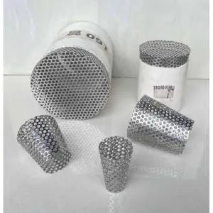 하수구 쥐 차단 기계식 배수구 거름망 마개 스테인리스 50mm 측면