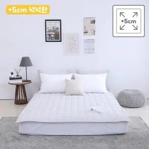 로렌데코 더 큰 고밀도 워싱 밴딩패드 퀸 그레이