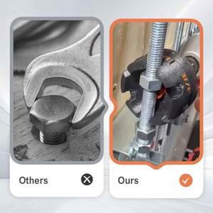 속이 빠지는 너트 및 볼트 제거용 금속 지퍼 드릴 부착물, 전선관 랙 소켓 렌치용 추출 도구