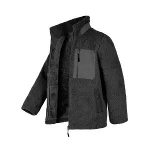 [하프클럽/탑보이]양털 하이넥 양면 기모 플리스 자켓 (WPA001)