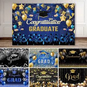 유치원 졸업식 포토존 배경 현수막 어린이집 2025 졸업 시즌 배너 학사 모자 풍선 파티 장식