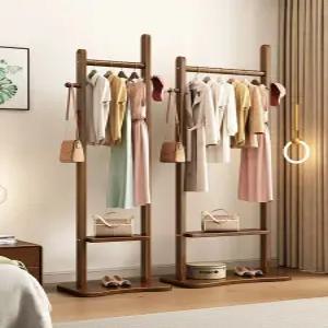 원목행거 우드 감성 옷걸이 틈새 옷가게 조립식