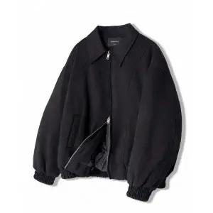 언더오프 UNDEROFF 스웨이드 패디드 블루종 자켓 블랙 UK17BLACK 2811479