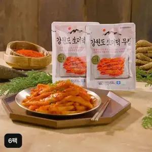 강원도 생더덕 무침 6팩