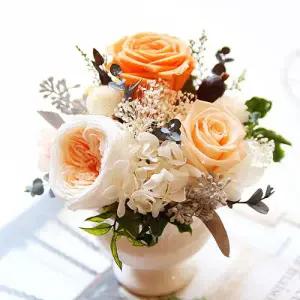 [텐바이텐][더봄/프리저브드플라워]오렌지믹스 화이트화기