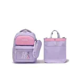 [MLB키즈]MLB 키즈 [580G]태그 라이트 책가방 세트 뉴욕양키스 LAVENDER 7ABKB016N 50LDS