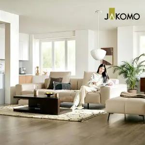 [자코모] 프라운 4인 베드카우치형 천연면피 소가죽 소파+스툴