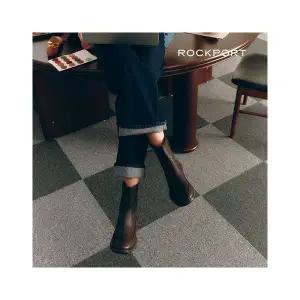 락포트 발볼부자 PICK 토탈모션 아몬드토 기모 램스킨 부츠 3018256