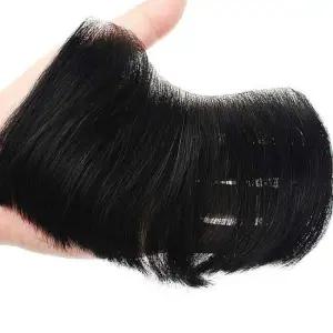 붙이는 남자 앞머리가발 중년 탈부착 자연스러운