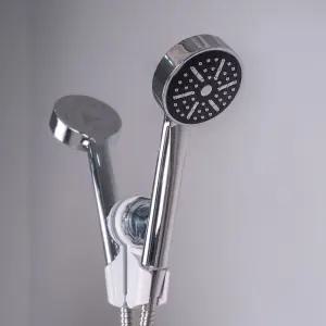 썬플라워 샤워기헤드 블랙/화장실 욕실 절수 샤워헤드