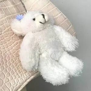 인형 키링 화이트 가방 곰 WFHOUQW