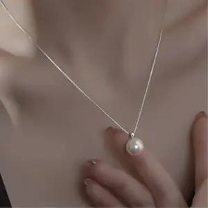 여성 기념일용 진주구슬 원형 목걸이