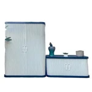 정원 옥상 조립식 수납장 공구 수납함 창고 야외용 소형 캐비닛 보관함 농막 농기구