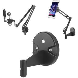 조정 가능 브래킷 벽걸이 형 마이크 지원 고정 베이스 펀칭 구멍 범용 및 라이트 홀더-TCES