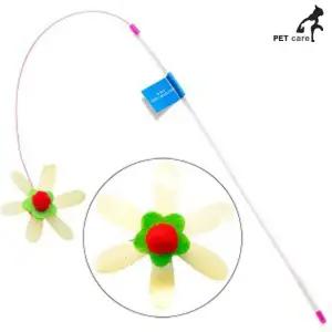 고품질 썬플라워 고양이장난감 롱롱와이어 낚시대 (WFJQLJE)