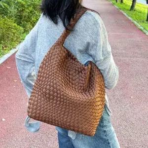 여성 숄더백 위빙백 여름 파우치 가방 대 커피 (WFK43FF)