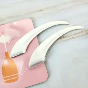 눈썹칼 반달 눈썹 정리 칼 1p 화이트 (WFJPW4X)