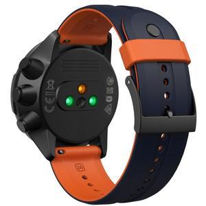 순토 호환 7 Baro Spartan 스포츠 손목 Hr 팔찌 D5 벨트 용 더블 컬러 밴드 24mm 실리콘 시계 스트랩