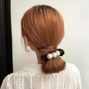 여자 집게핀 당고머리 트렌드 1P 베이비볼 데일리 머