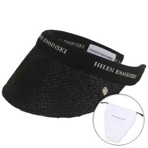 25FW 여성 비앙카 8 바이저햇 챠콜블랙로고 더스트백 포함 HAT52204 CHARCOALBLACKLOGO PKG