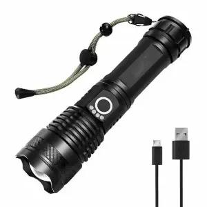 고휘도 충전식 LED손전등 후레쉬 캠핑 랜턴 써치 라이트