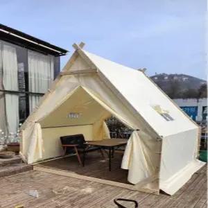 방갈로 텐트 삼각형 캠프 버블 오두막 천막 인테리어