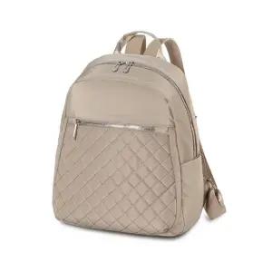 여성용 가벼운 퀼팅 책가방 데일리 백팩 실용적인 포켓으로 편리한 가방 (WFJ6VBD)