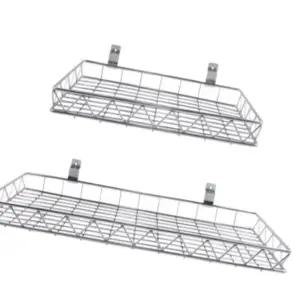 후크형 스틸 바구니 수납함 철망 정리 트러스 철제 소품함 (WFJ6CAD)