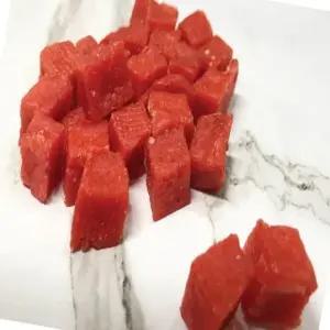 애완동물 치킨 큐브 300g 수제 간식 고기 맛 강아지 저작 운동용 스낵 (WFK6C9T)