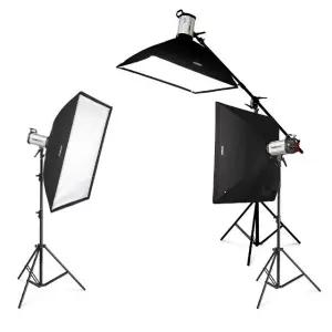 사진조명 촬영 쇼 스튜디오 E400 세트 STUDIO A (WFJR4CP)