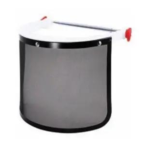 철망 보안면 안면 보호구 페이스쉴드 부착 작업 (WFK6K74)