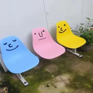 공원 야외 벤치 의자 정원 공공장소 긴 등받이