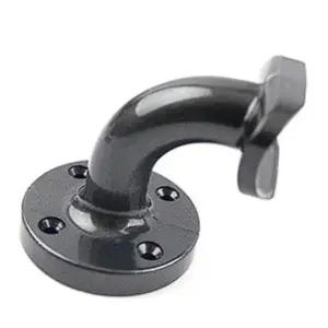 수평 거치대 헨드레일 부속 부자재 흑색 브라켓 고정용 소품 (WFJ6COS)