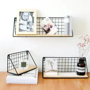 벽선반 걸이 원목 무타공 인테리어 스틸 주방 미니 (WFJ6DVF)