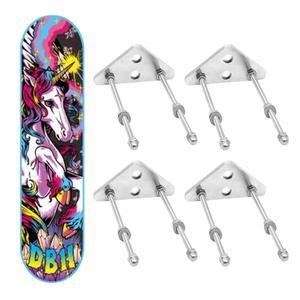 [미국배송] 캐듀퓨얼리 스케이트보드 벽걸이 금속 걸이에 나사 구멍이 있는 디스플레이 데크 보관함