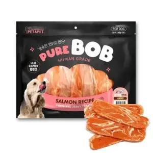 앤 간식 300g 강아지 연어스테이크 퓨어밥 (WFJR6V5)