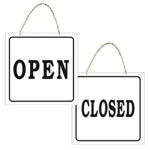 U 8002 양면 CLOSED 안내 OPEN 걸이용 영업 표지판 (WFJR6SP)