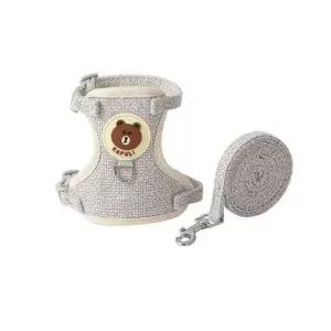 강아지 견인끈 하네스 목줄 리드줄 개목줄 애견용품 산책줄 가슴줄 (WFK5N2S)